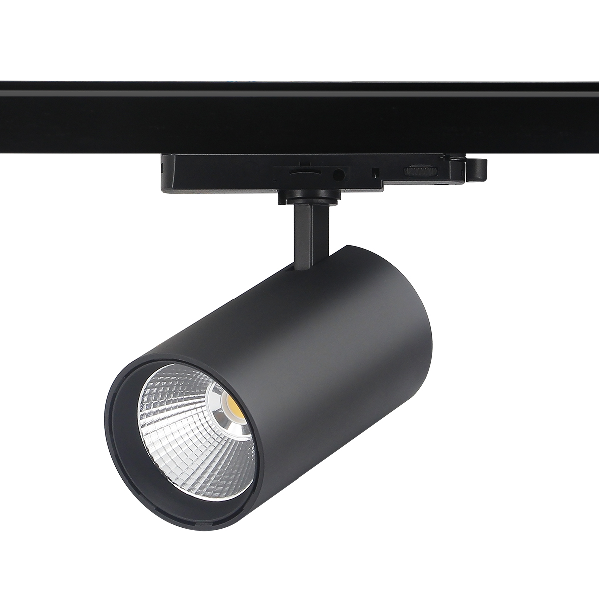 Projecteur sur rail noir 30W ZX307 Lumière Jaune (3000k)