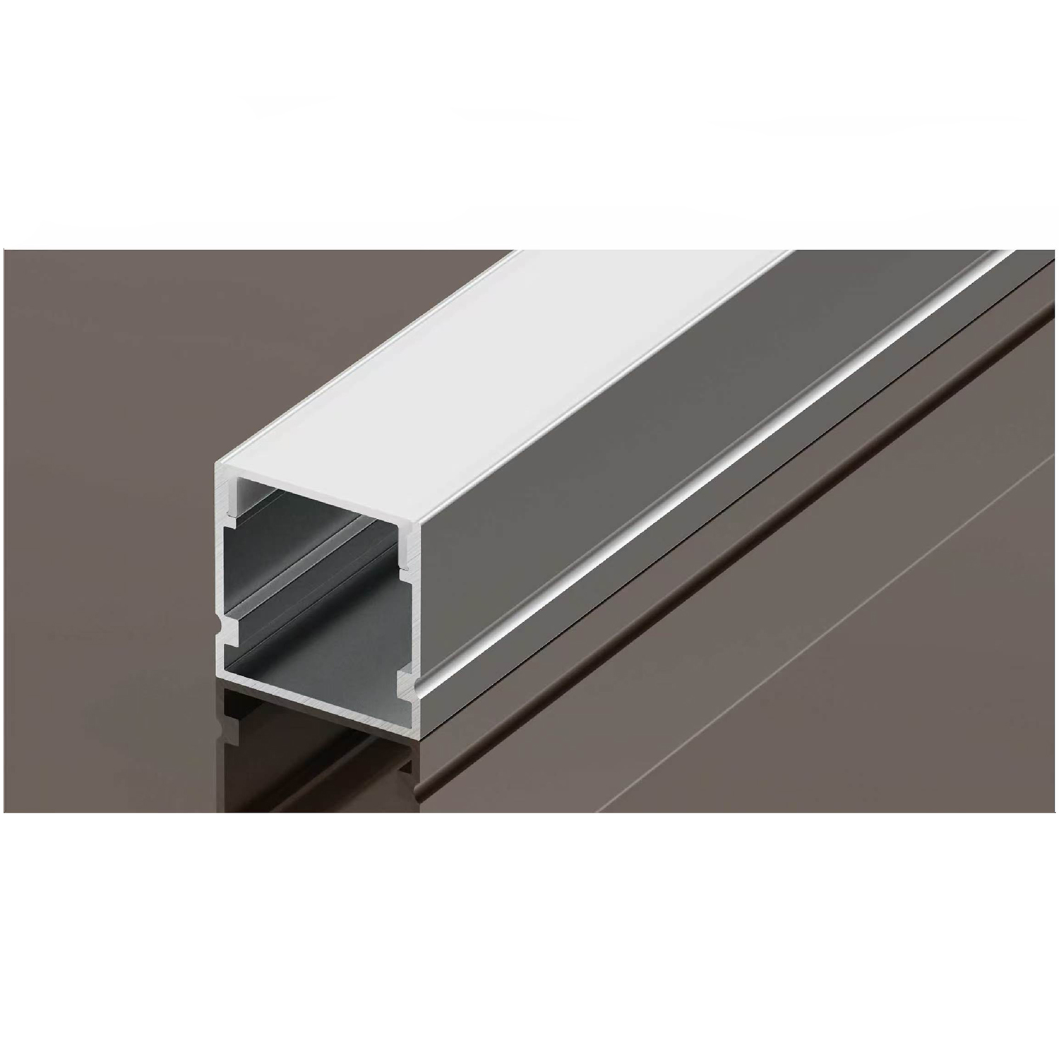 Profilé Aluminium en saillie 2m, pour Ruban LED 12/24V