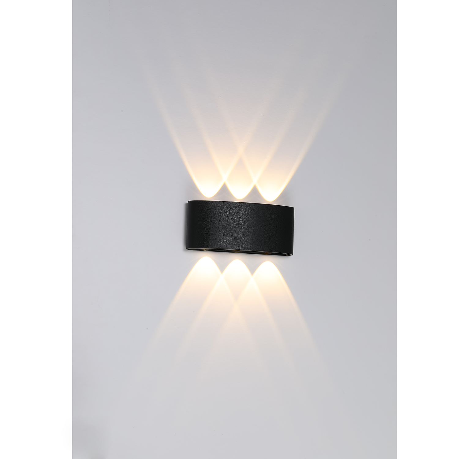 Moderne Applique Murale LED, 6W Lumière Blanc Chaud 3000K étanche IP65