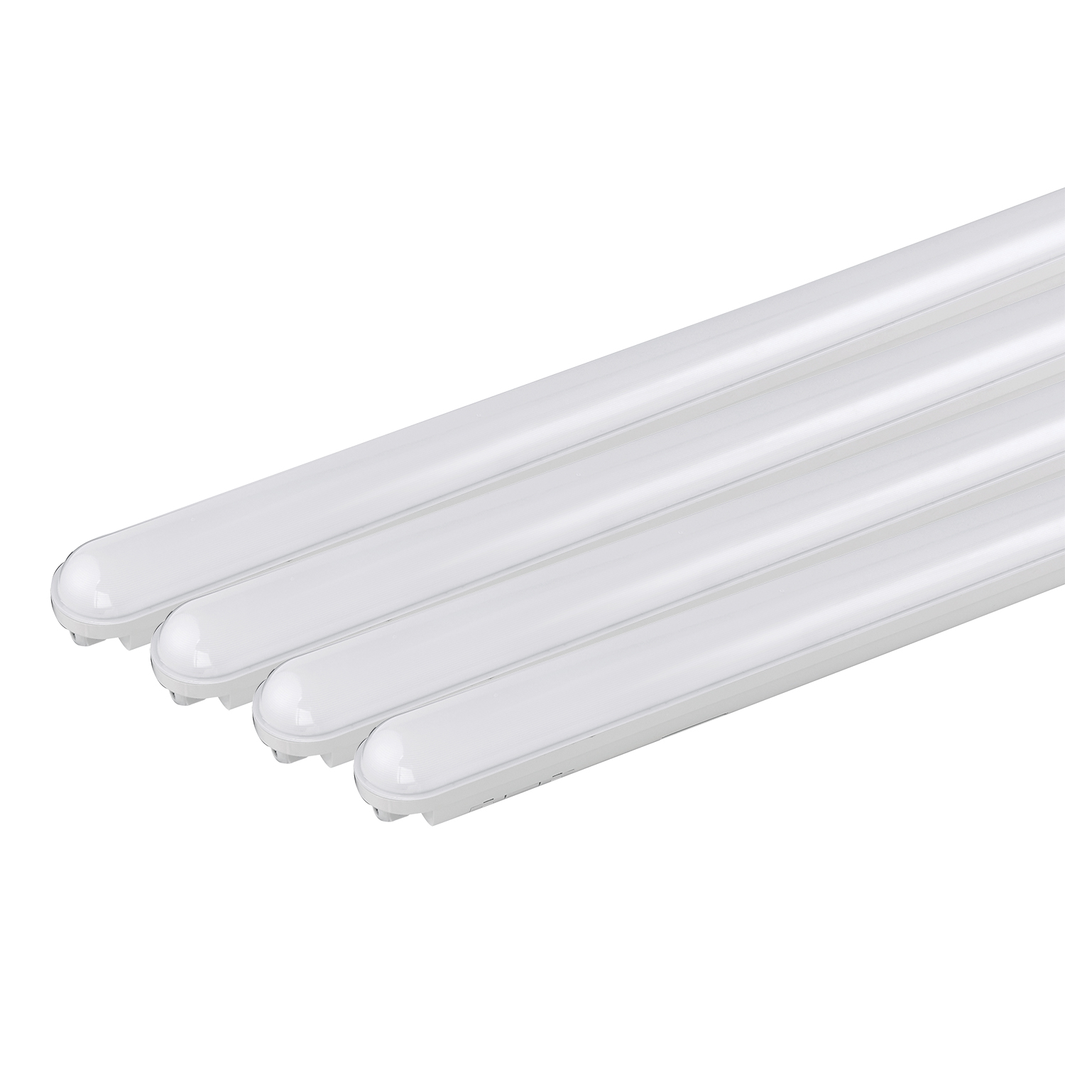 Lot de 4 Réglettes LED étanches 150cm 50W IP65 Interconnectable - Blanc froid 6000K