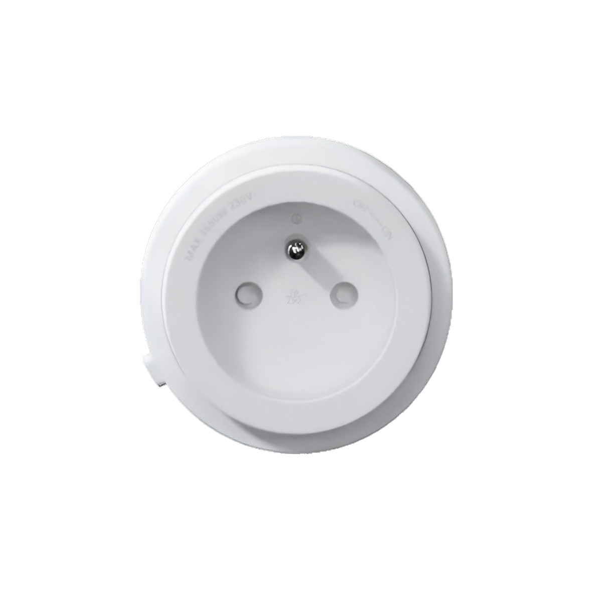 Prise 2P+T pour rail GONEO, Mécanisme de Rotation on/Off, 16A  Ø62 mm - Blanc
