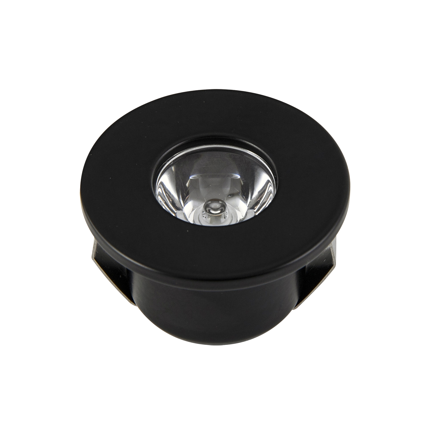 Mini spot LED encastrable 3W 250Lm 12V 4000K/3000K - Noir