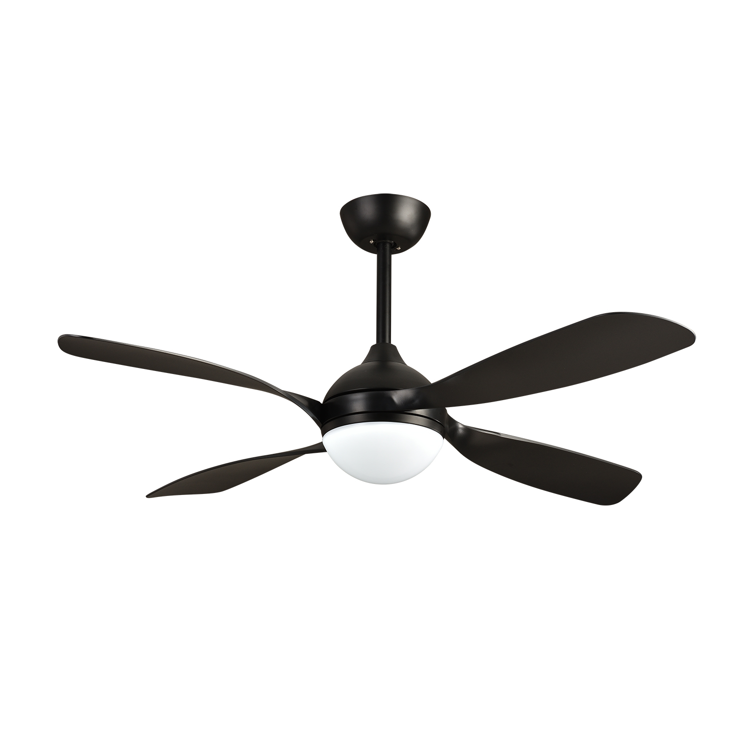Ventilateur de plafond silencieux Ø132 cm avec télécommande, LED CCT intégrée – Élégant et démontable pour chambre, salon et bureau