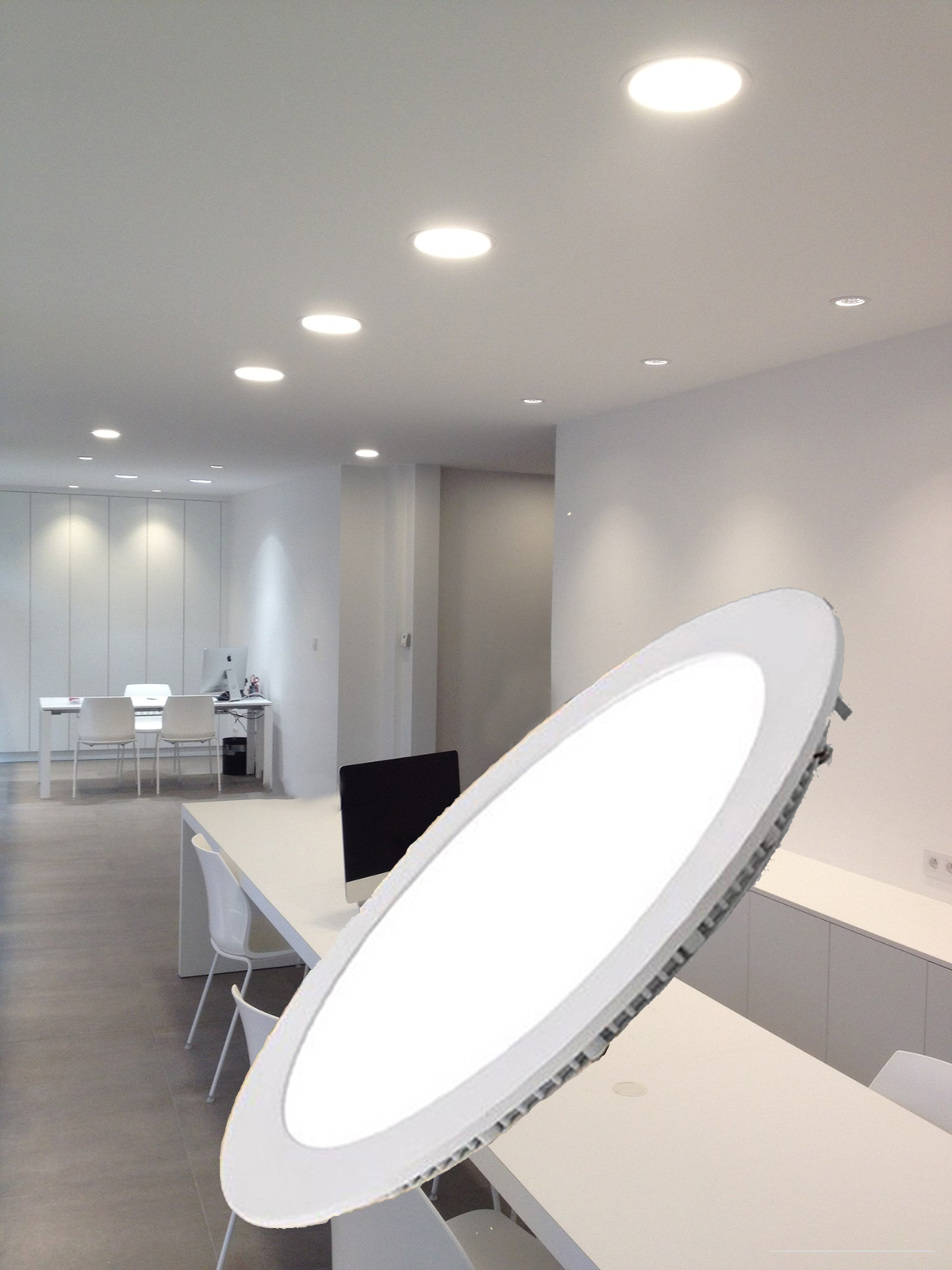 Digilamp Downlight LED rond encastrable Extra Plat 24W 2000Lm – Image 3