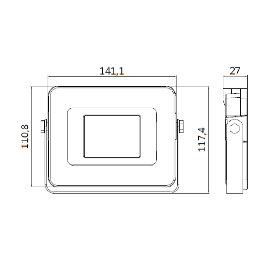 Projecteur RGB avec puce OSRAM 30W IP65 – Image 3