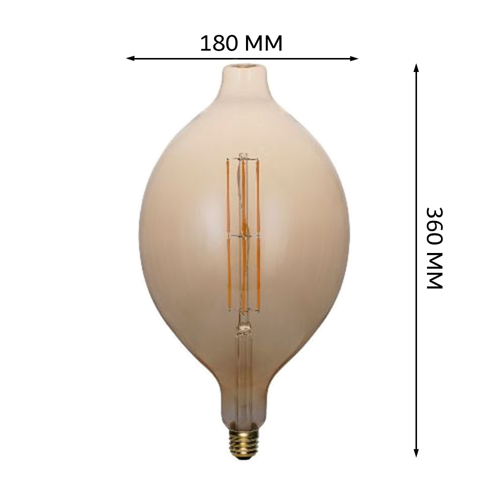 Ampoule filament LED BT180 8W Dimmable 2200K E27 – Image 2