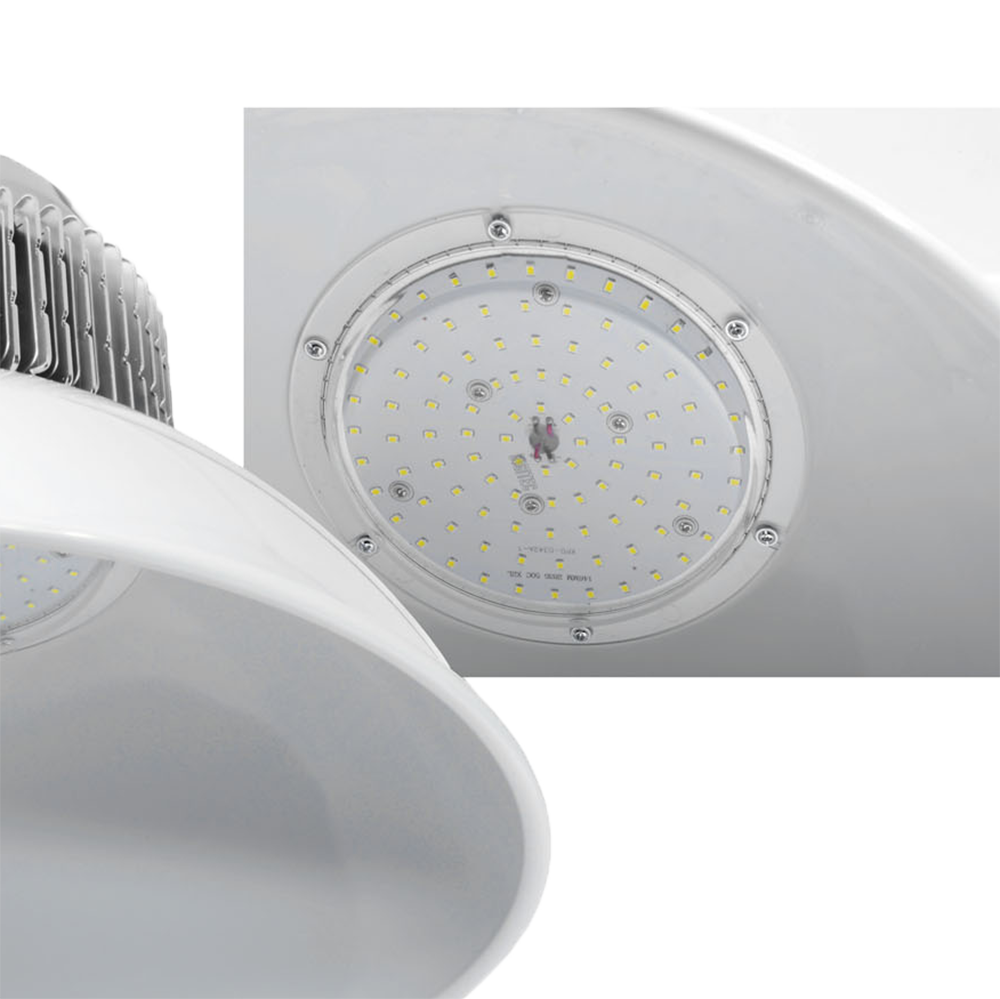 Cloche Lamp Industrielle LED 150W 120°, Blanc froid 6400K