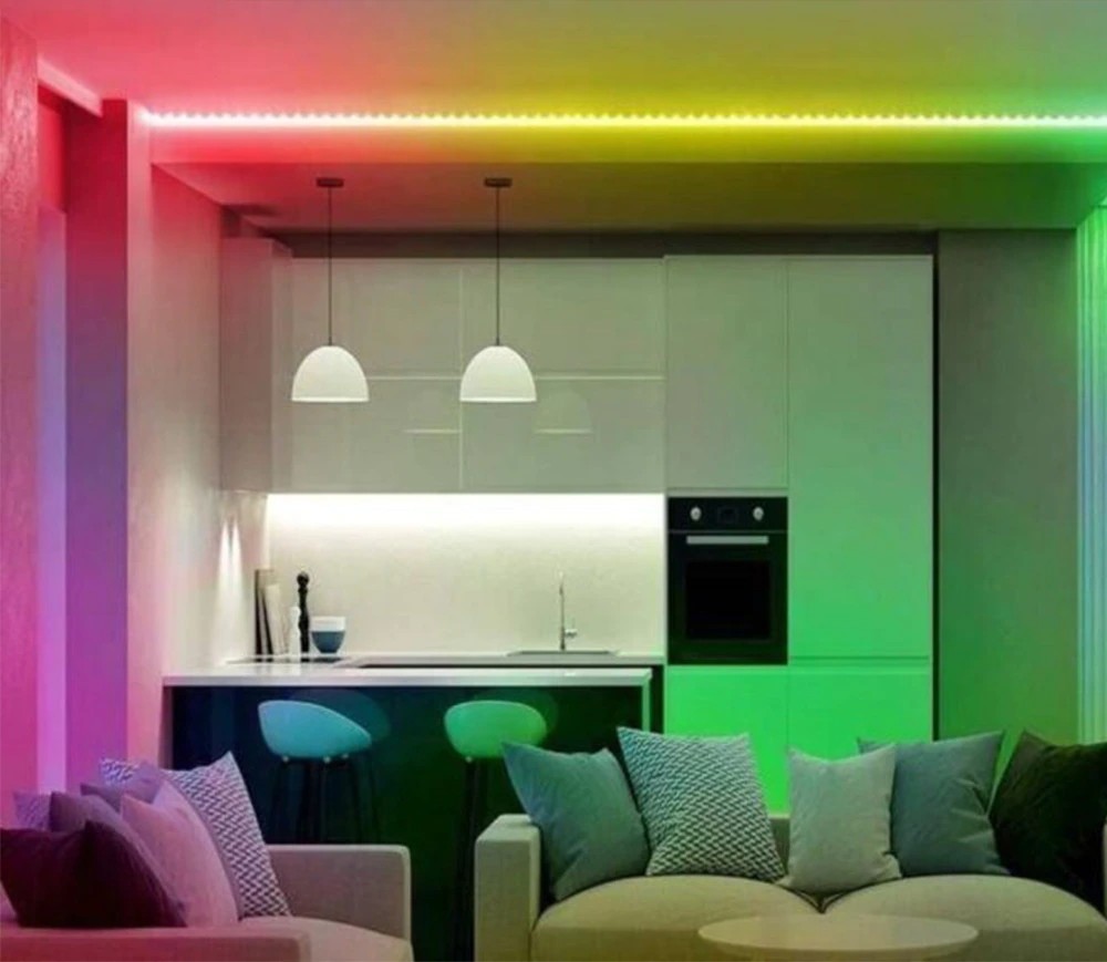 Ruban LED RGB 12V 5050 60LEDs/mètre IP20/IP67 - 5M – Image 4