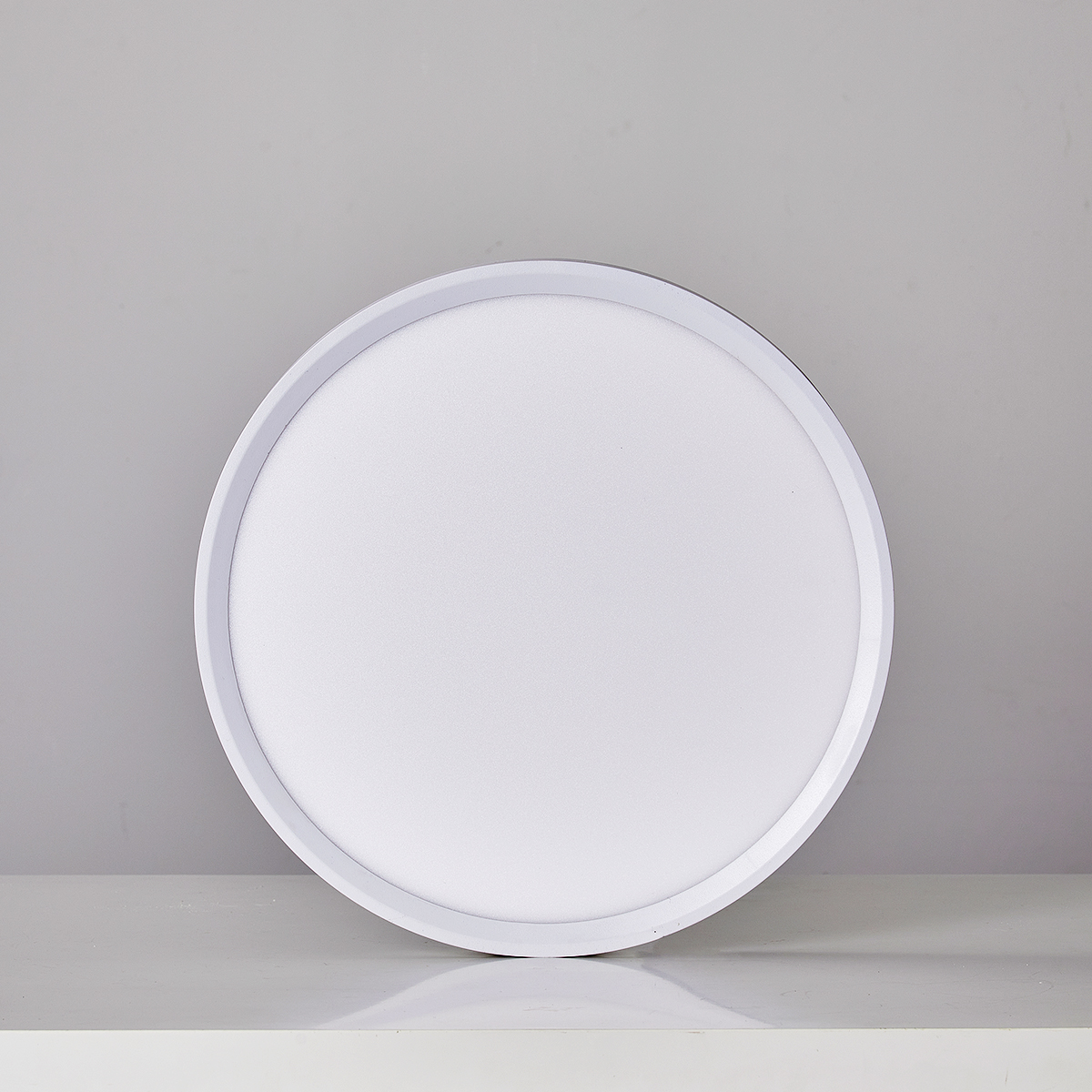 Plafonnier LED Rond Extra-Plat CCT, Lampe Superslim Sceneswitch 3 ambiances - Ø230 mm
