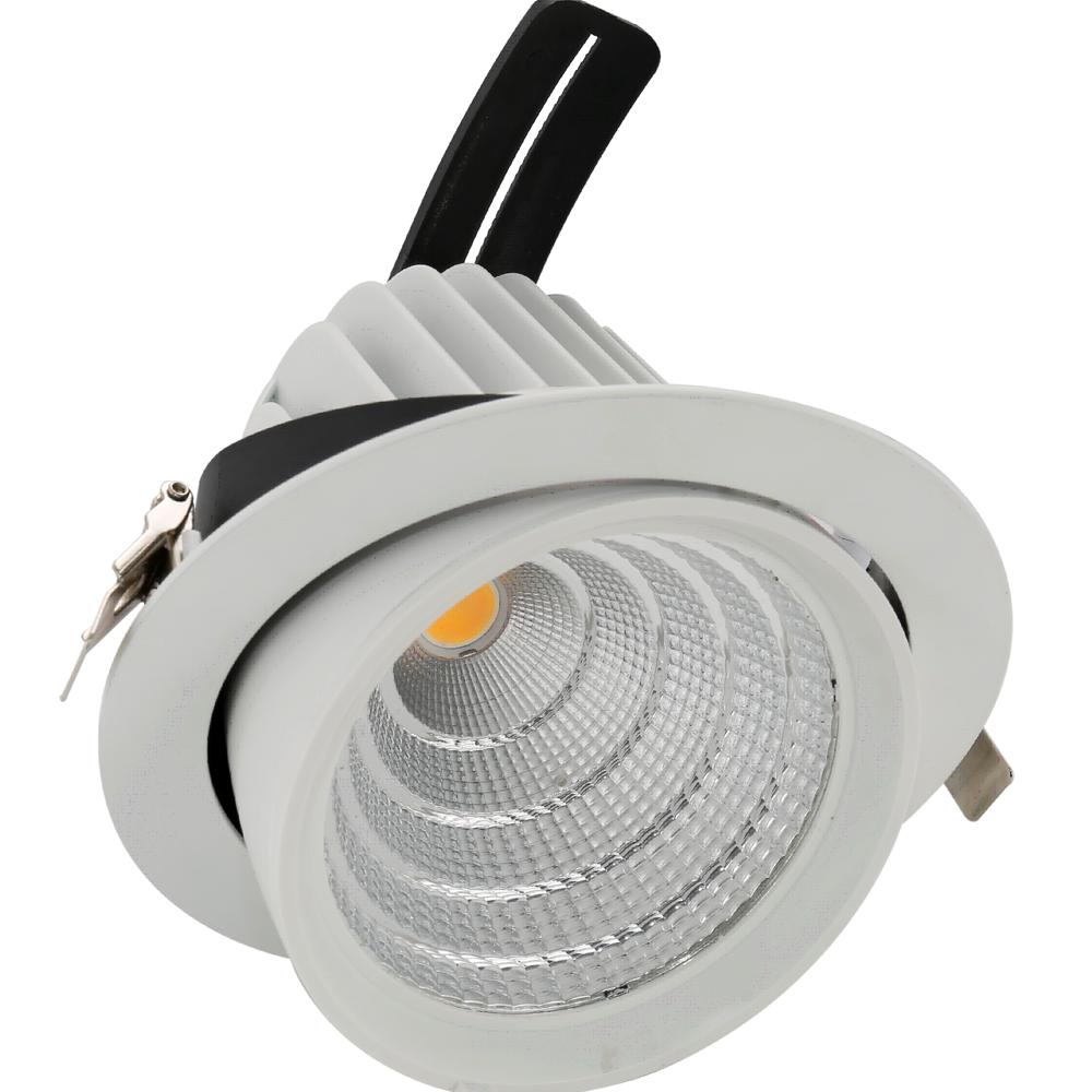 Spot Orientable LED COB Escargot 12W Blanc neutre 4000K