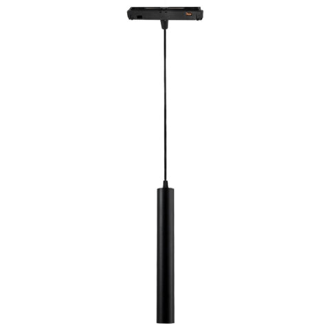 Spot LED suspendu 10W CCT DC 48V rail magné NOIR 300mm + fil 800mm