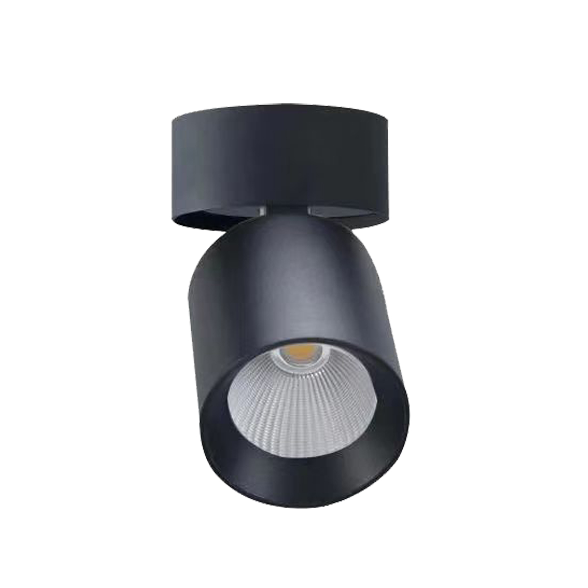 Spot LED en Saillie Orientable 20W CCT(3000K - 4000K - 6500K), Spots Plafonnier à Angle réglable - Noir