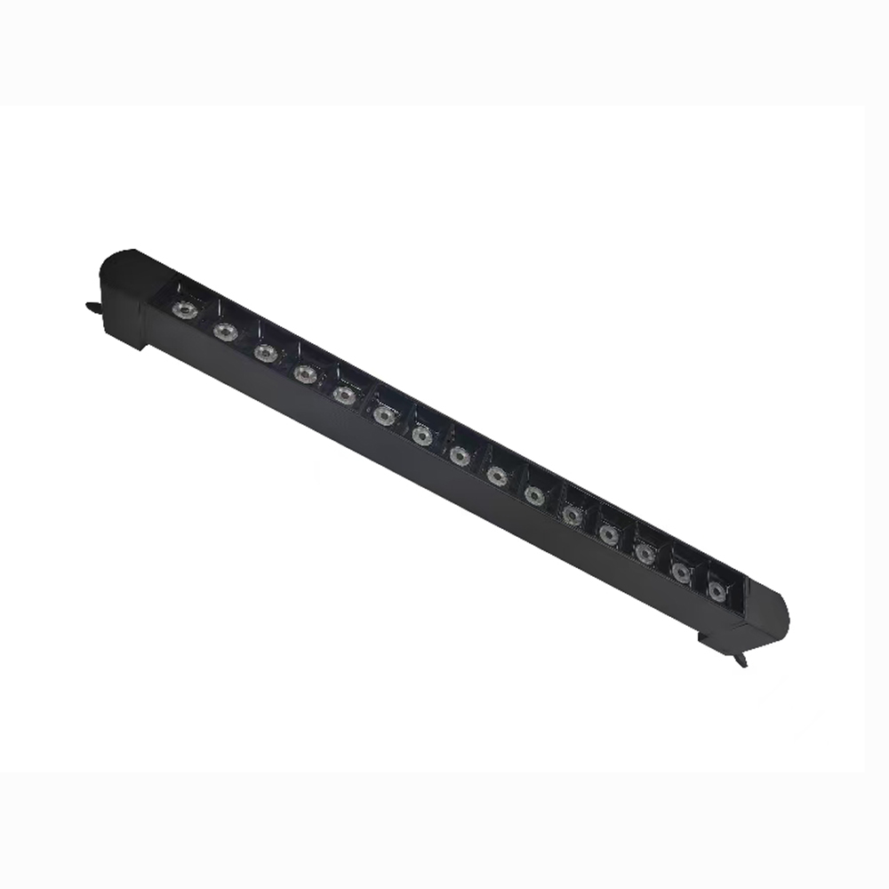 Projecteur LED linéaire 30W CCT rail monophasé NOIR 300mm
