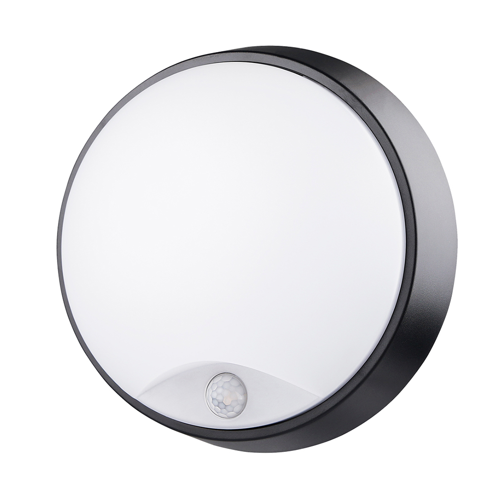 Applique Led Extérieure Avec Détecteur De Mouvement hublot sensor 14W 1100lm blanc neutre 4000k IP54 ø215