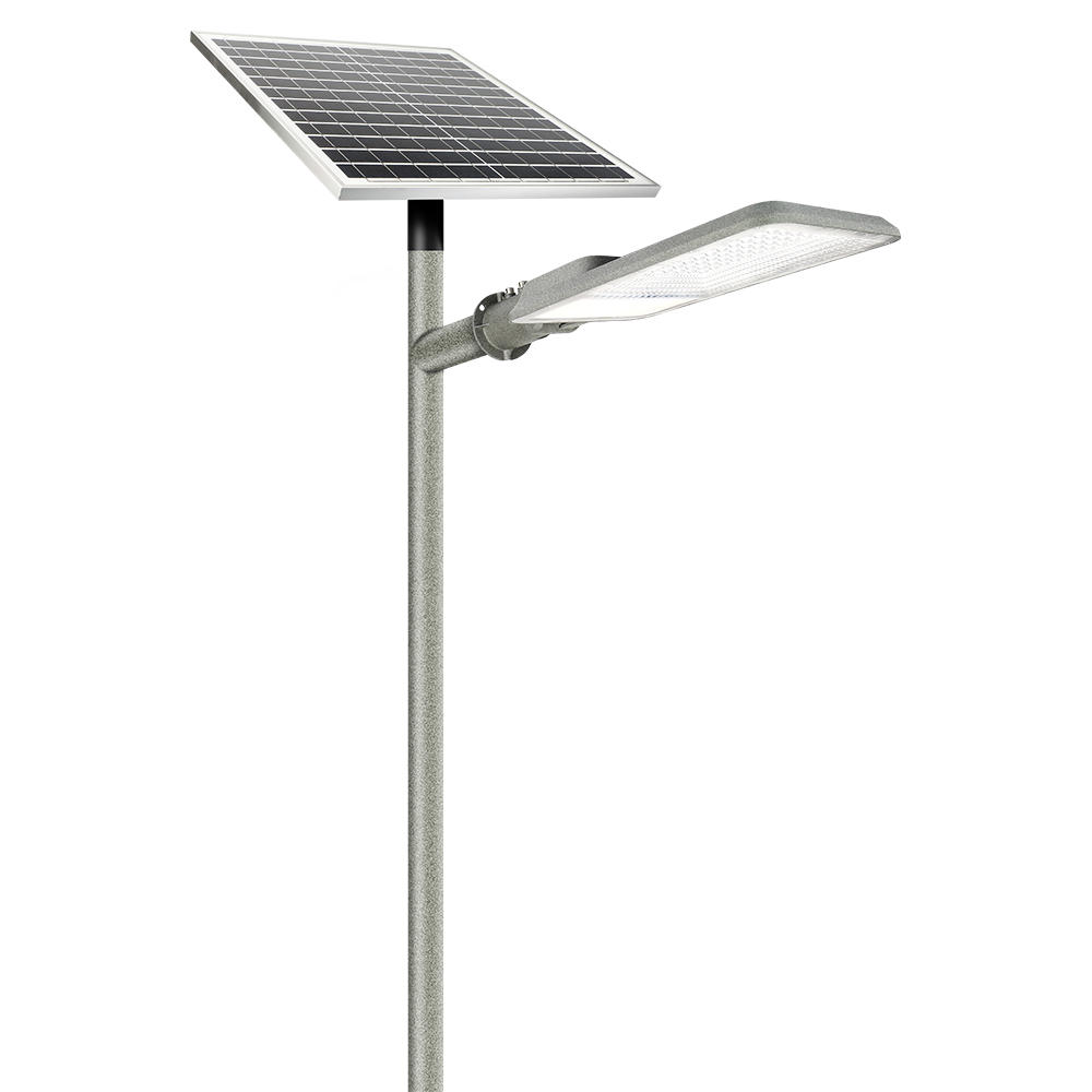 Candélabre urbain solaire IP65 6K avec panneau solaire 60W/100W/150W