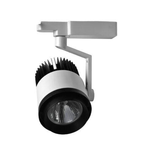 Track-line LED 30W monophasé Aluminium 3000K Blanc chaud
