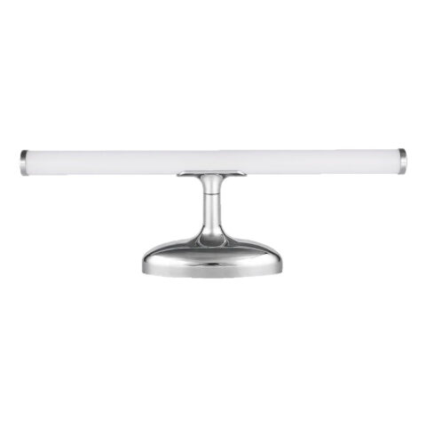 Applique miroir LED salle de bain IP44 6W 4K Blanc + inox
