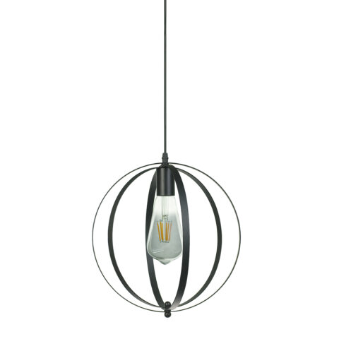 Suspension en métal filaire sans ampoule