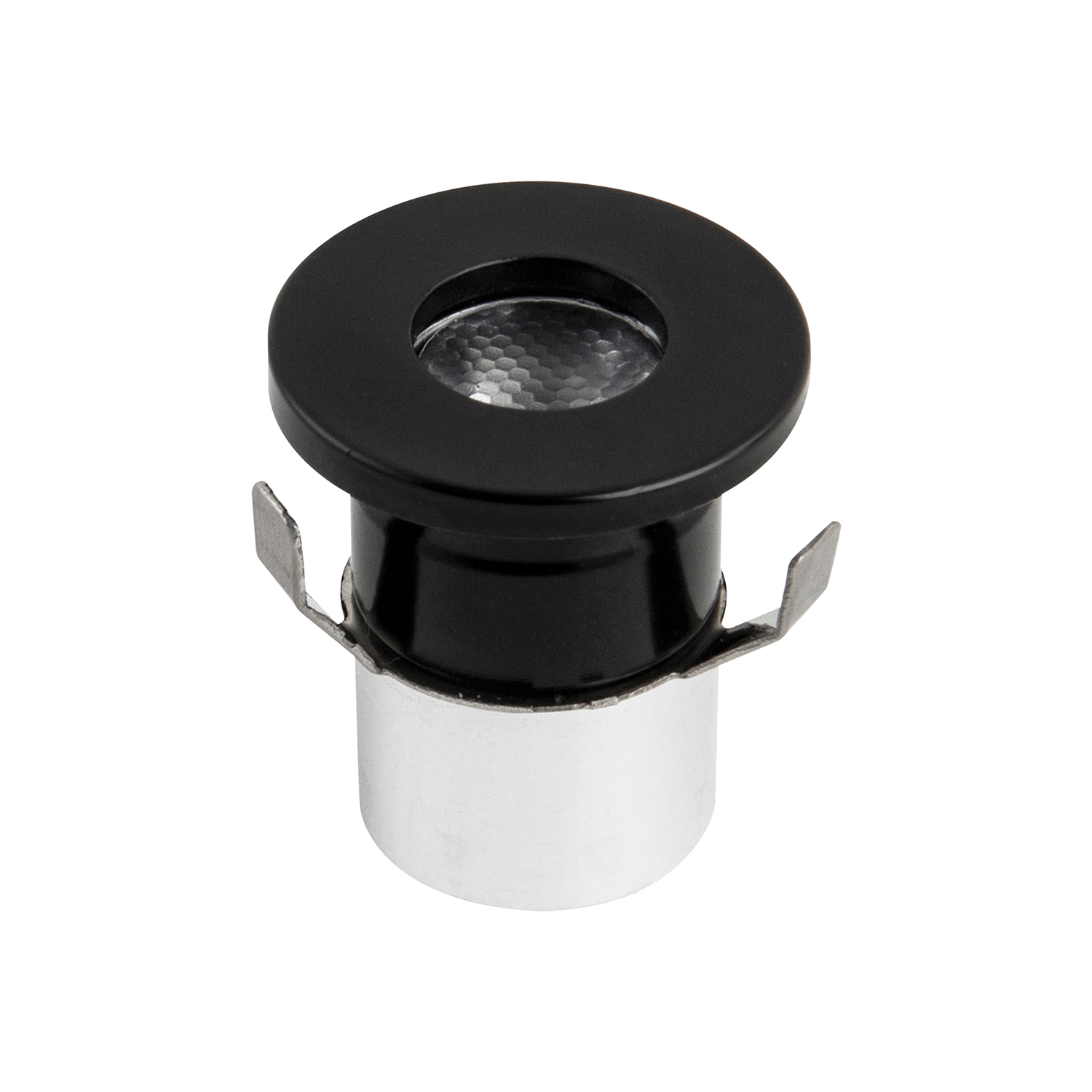 Mini spot LED encastrable 1W DC 12V - Noir