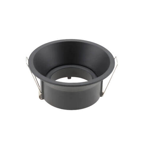 Collerette orientable rond pour ampoule GU10-MR16 - Noir