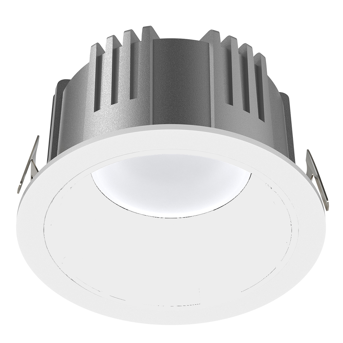 Spot encastrable LED intégrée rond fixe Blanc