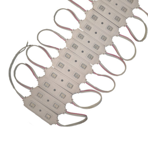 Lot de 20 Modules LED MC5630/2 1.2W IP65 Puce carré, 6000k blanc froid