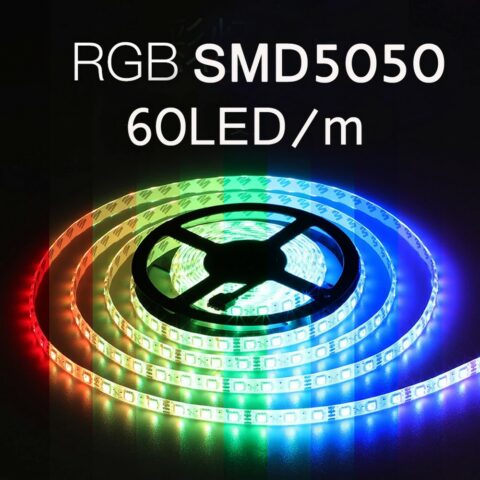 Ruban LED 24V 5050-60LEDs/M IP20 RGB - 5M
