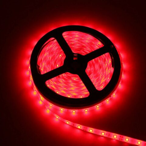 Ruban LED 24V 5M 5050-60LEDs/M IP20 Rouge