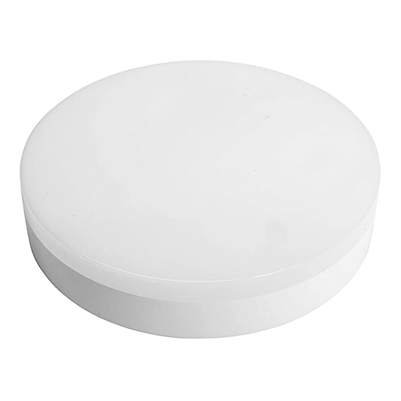 Luminaire Plafonnier Led 12W, Applique moon essentiel plastique blanc, 4000K 800lm