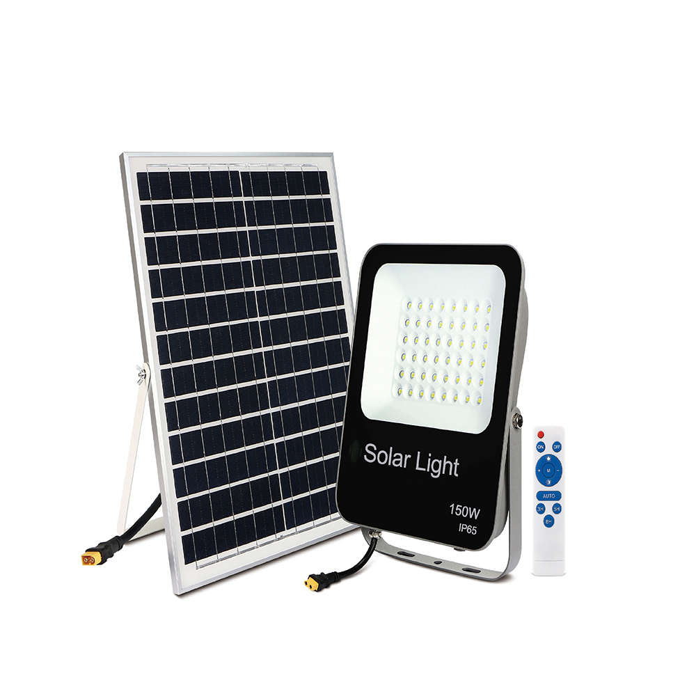 Projecteur étanche Solaire 150W, 6000K Blanc froid