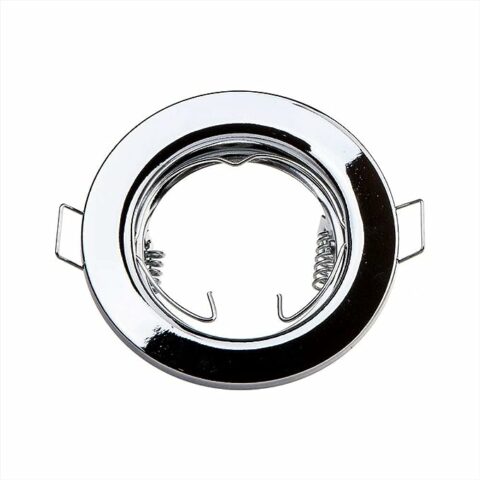 Collerette fixe rond pour ampoule GU10-MR16 INOX
