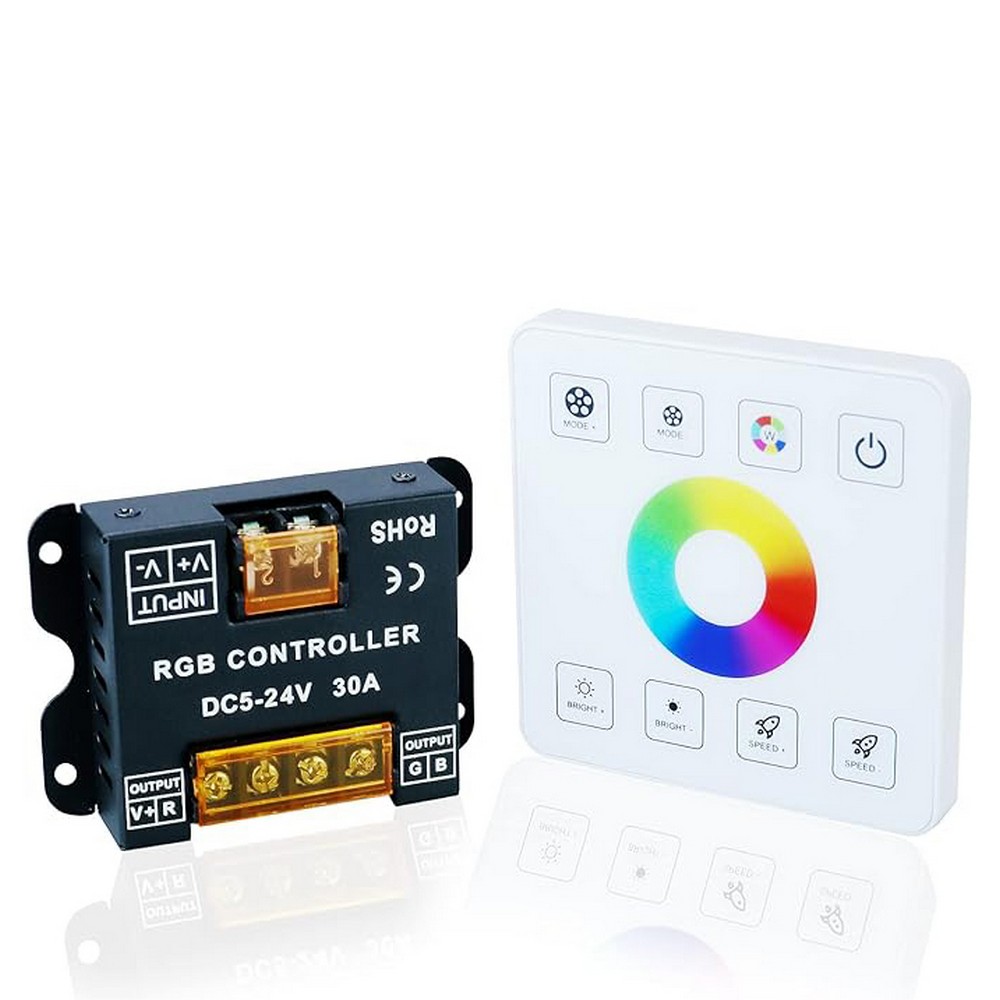 Télécommande pour RUBAN LED RGB 12V/24V à commande tactile